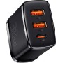 Baseus 30W USB-C/USB-A Wall Charger Black