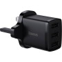 Baseus Charger Wall 3xUSBA 3.4A UK Black