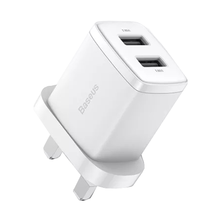 Baseus Charger Wall Dual USB 2.1A White