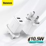 Baseus Charger Wall Dual USB 2.1A White