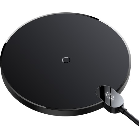 Baseus Digital LED 15W Wireless Charger Black