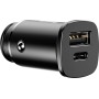 Baseus 30W Quick Car Charger Black