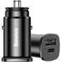 Baseus 30W Quick Car Charger Black