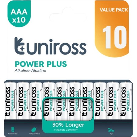 Uniross AAA Power Plus 10 Pack