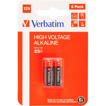 Verbatim Alkaline 12V 23A Batteries 2-pack