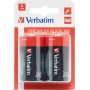 Verbatim Alkaline D 2pcs Batteries