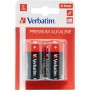 Verbatim Alkaline C Batteries (2 Pack)