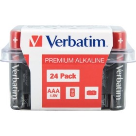 Verbatim Alkaline AAA Batteries 24pcs Box