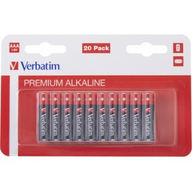 Verbatim Alkaline AAA 20pcs Batteries Pack