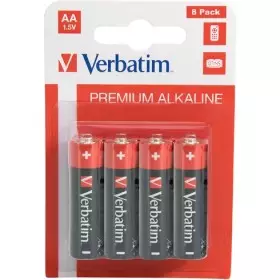 Verbatim AA Alkaline Batteries 8 Pack