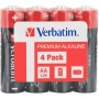 Verbatim Alkaline AA 4 Pack Batteries