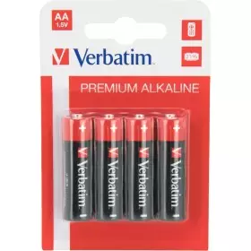 Verbatim Alkaline AA Batteries Pack of 4