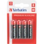 Verbatim Alkaline AA Batteries Pack of 4