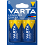 Varta Alkaline D 2pcs Longlife Power Battery