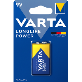 Varta Alkaline 9V Longlife Power Battery