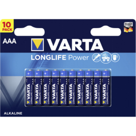 Varta Alkaline AAA 10pcs Longlife Power