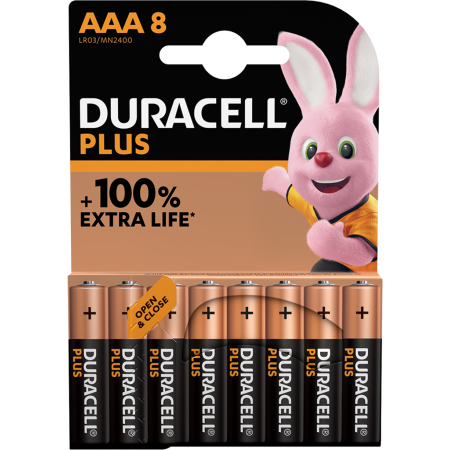 Duracell Alkaline Simply AAA 8pcs