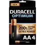 Duracell Optimum AA Batteries 4pcs