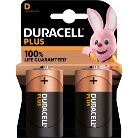 Duracell Alkaline D Plus Batteries 2pcs