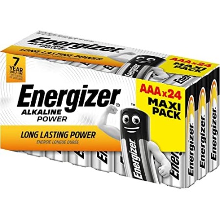 Energizer Alkaline Power AAA 24 Pack Batteries