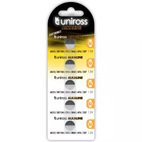 Uniross LR754 AG5 Alkaline Coin Battery Pack