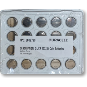 Duracell CR2032 Lithium Battery 20pcs Bulk