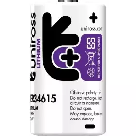 Uniross ER34615-D 3.6V Lithium Battery