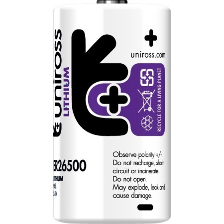 Uniross ER26500-C 3.6V Lithium Battery