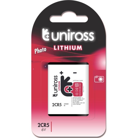 Uniross 2CR5 6V Lithium Battery