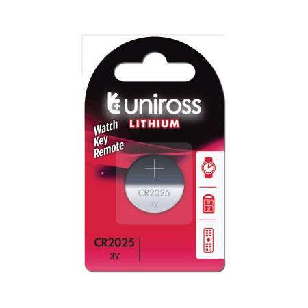 Uniross CR2025 Button Cell Lithium Battery