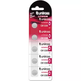 Uniross CR1220 Button Cell Battery 5 Pack