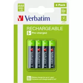 Verbatim Rechargeable AAA Batteries 4pcs