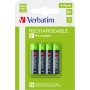 Verbatim Rechargeable AAA Batteries 4pcs