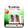 Uniross AAA 1000 Hybrio Batteries - 4Pcs