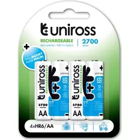 Uniross AA 2700 NiMH Rechargeable Batteries