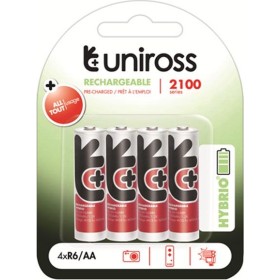 Uniross AA 2100 Hybrio Batteries - 4 Pack