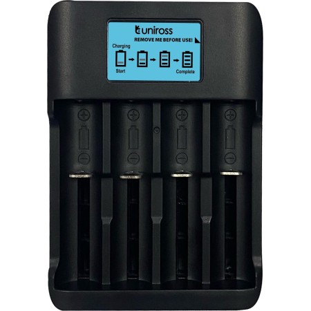 Uniross UCX007 Smart Charger with LCD Display