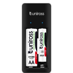 Uniross UCU001 USB Charger with Batteries