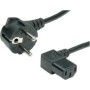 GBC Power Cable Scuko to IEC 90° 1.8m