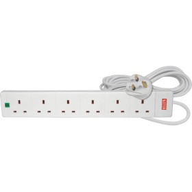 Mercury 6-Gang Power Strip with Surge Protection