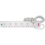 Mercury 6-Gang Power Strip with Surge Protection