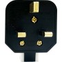 UK Power Plug 13A Heavy Duty Fused 10pk