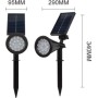 REXER Solar LED Spotlight with Spike