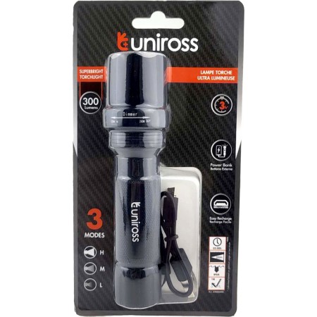 Uniross Light ULFL014 Rechargeable Flashlight