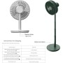 Jisulife FA13P Green Rotating Fan - Best Buy Cyprus