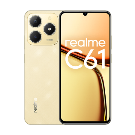 Realme C61 Dual Sim 6GB 128GB - Sparkle Gold