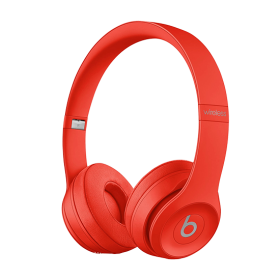 Beats Solo 3 Wireless Headphones in Citrus Red