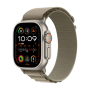 Apple Watch Ultra 2 LTE 49mm Titanium Case with Olive Loop