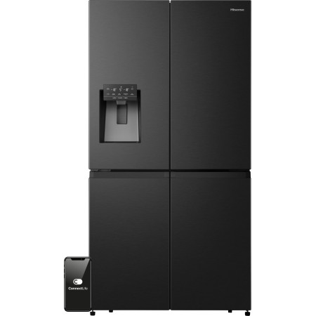 Hisense RQ760N4SBFE Black Stainless Steel Fridge