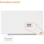 Nobo Diamond Glass White Magnetic Whiteboard 1883x1059mm